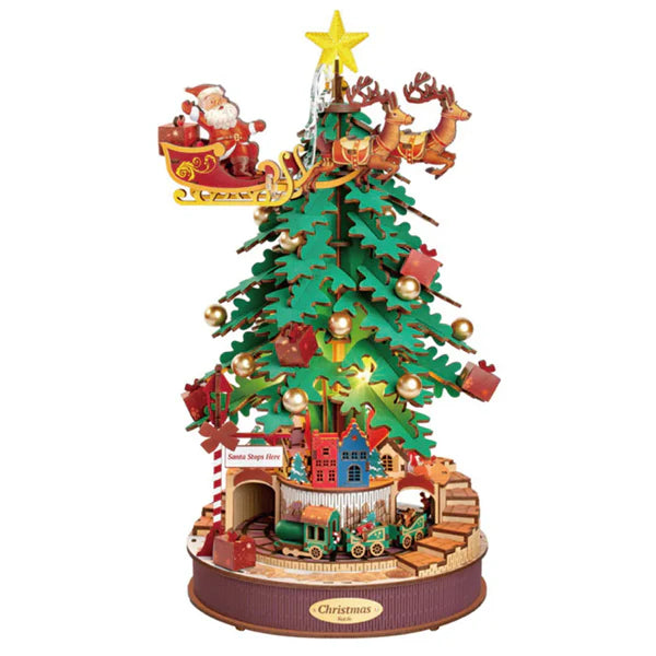 Robotime Rolife DIY Music Box Christmas Melody Tree AMS01