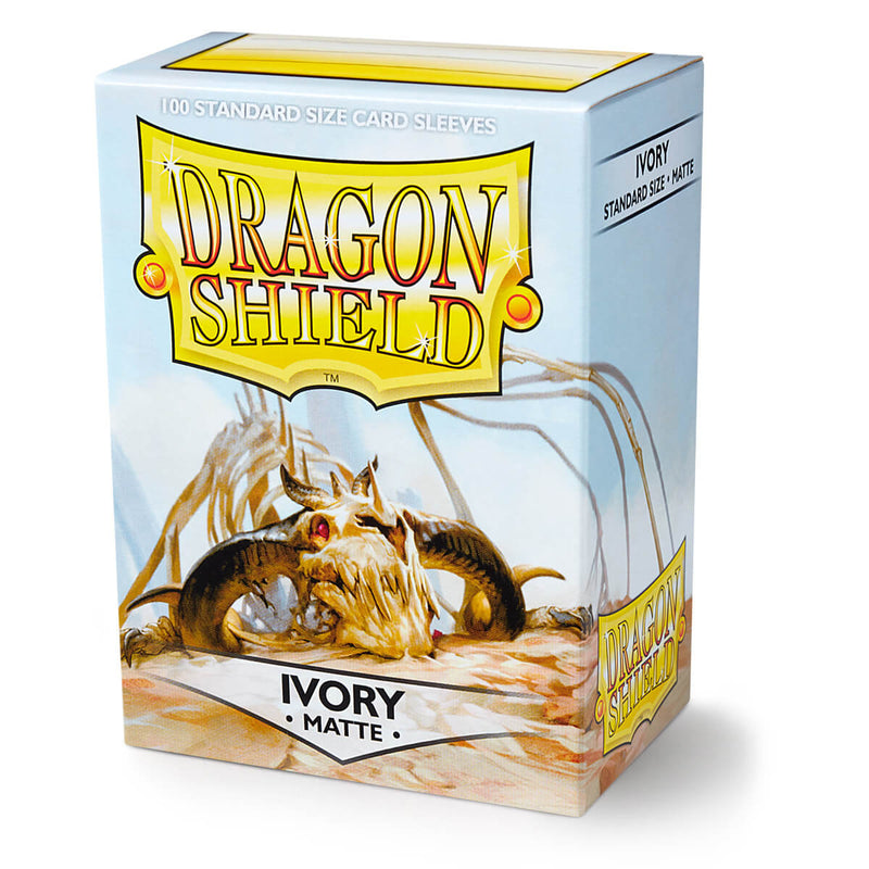 Dragon Shield: Ivory - Matte Sleeves - Standard Size (100)