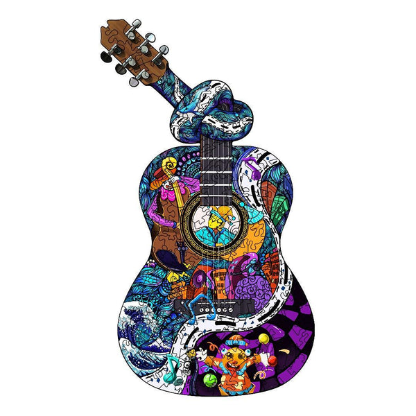 Woodbests - Silent Guitar Wooden Jigsaw Puzzle(250-300pcs)(Pre-Order)