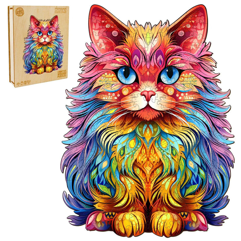 Woodbests - Persian Cat-3 Wooden Jigsaw Puzzle (160-200pcs)(Pre-Order)