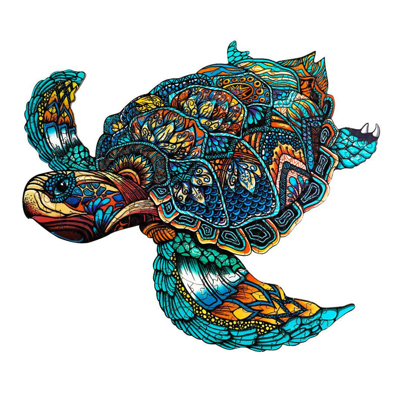 Woodbests - Resolute Turtle Wooden Jigsaw Puzzle (250-300pcs)(Pre-Order)