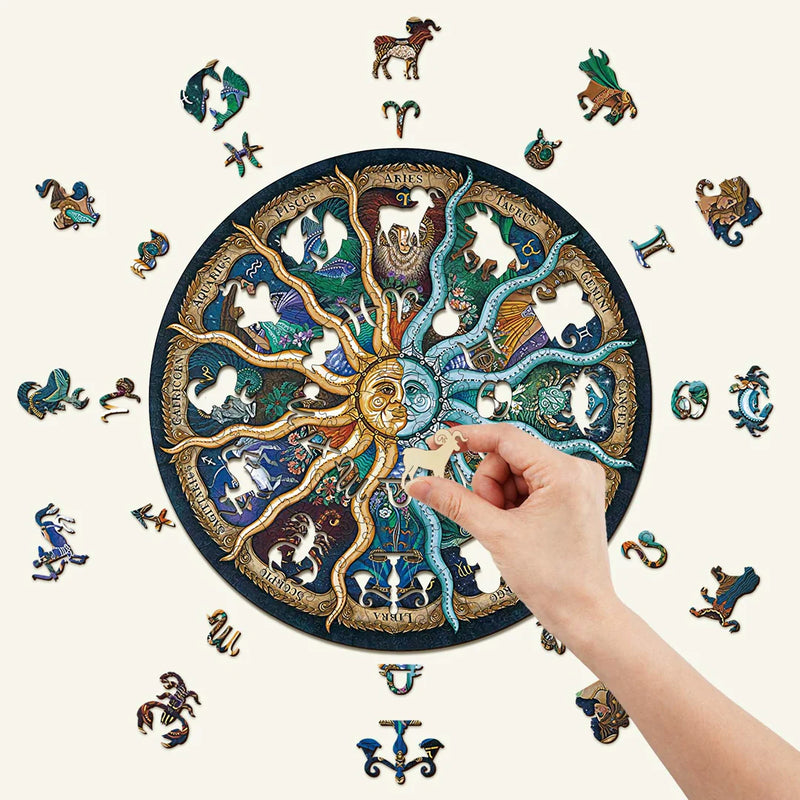 Woodbests - Constellation Horoscope Wooden Jigsaw Puzzle (90-120pcs)(Pre-Order)