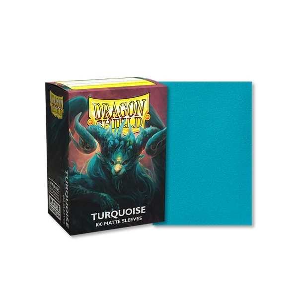 Dragon Shield: Turquoise - Matte Sleeves - Standard Size (100)