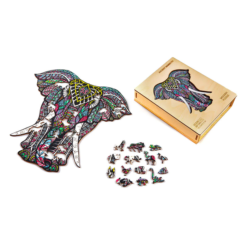 Woodbests - Noble Elephant Wooden Jigsaw Puzzle(250-300pcs)(Pre-Order)