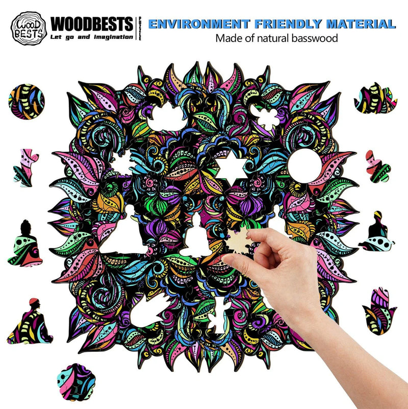 Woodbests - Whimsical Blooms - By Artist Lori Anne McKague(250-300pcs)(Pre-Order)