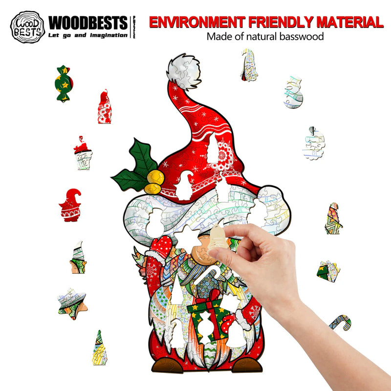 Woodbests - Christmas Goblin Wooden Jigsaw Puzzle (250-300pcs)(Pre-Order)