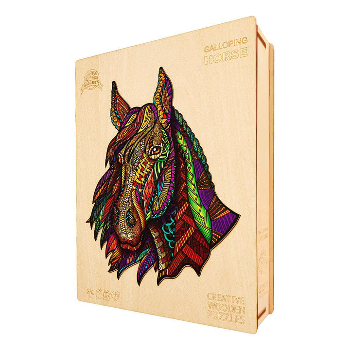 Woodbests - Galloping Horse Wooden Jigsaw Puzzle (90-120pcs)