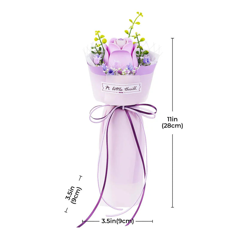 Robotime ROKR Purple Rose DIY Bouquet 3D Puzzle AF021 (Pre-Order)