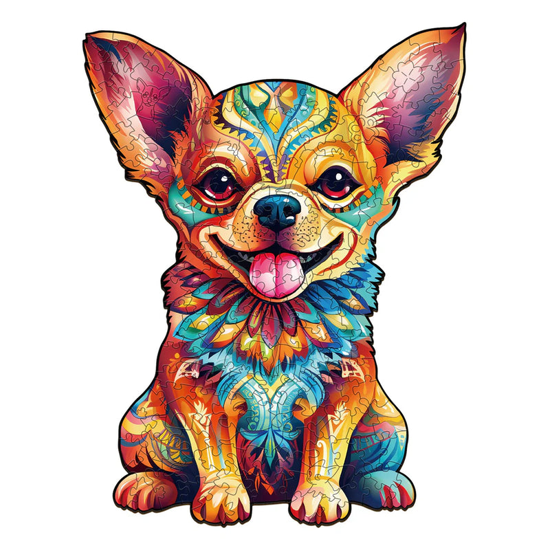 Woodbests - Cute Chihuahua Wooden Jigsaw Puzzle (160-200pcs)(Pre-Order)