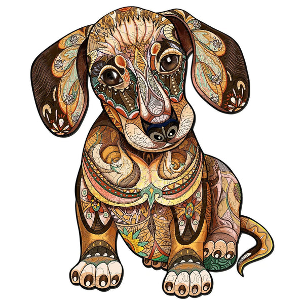 Woodbests - Dachshund Wooden Jigsaw Puzzle (250-300pcs)(Pre-Order)