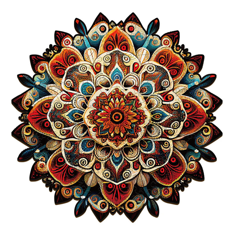 Woodbests - Mandala-6 Wooden Jigsaw Puzzle (160-200pcs)