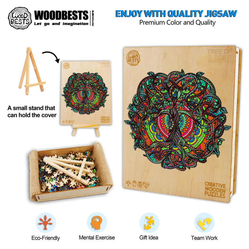 Woodbests - Tree Of Life Wooden Jigsaw Puzzle (160-200pcs)(Pre-Order)