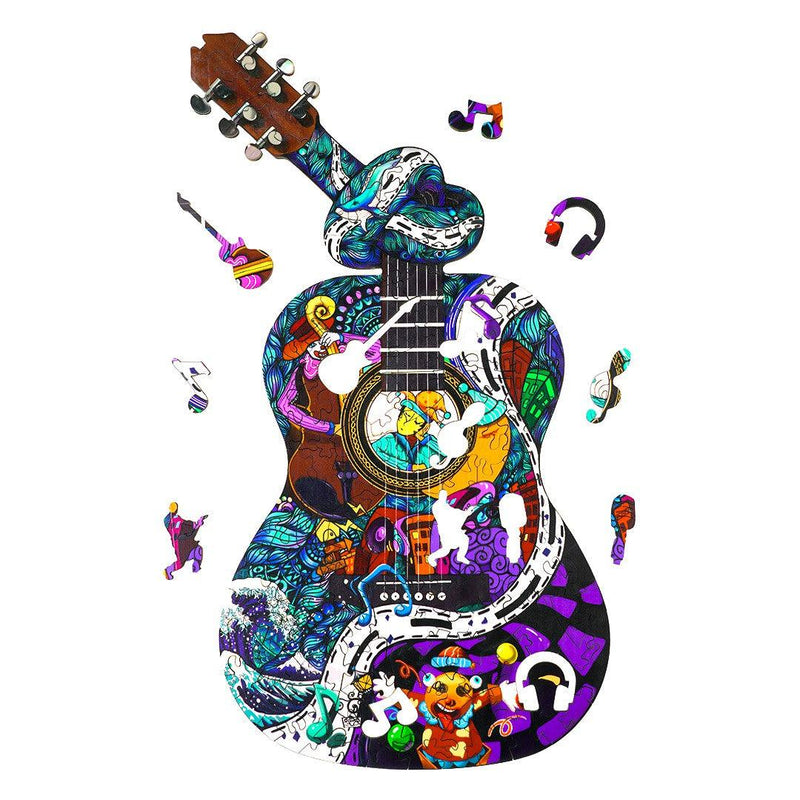 Woodbests - Silent Guitar Wooden Jigsaw Puzzle(250-300pcs)(Pre-Order)