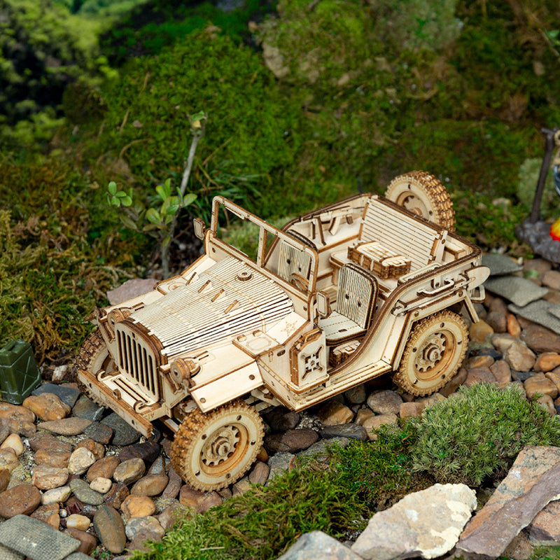 Robotime ROKR Army Field Car MC701