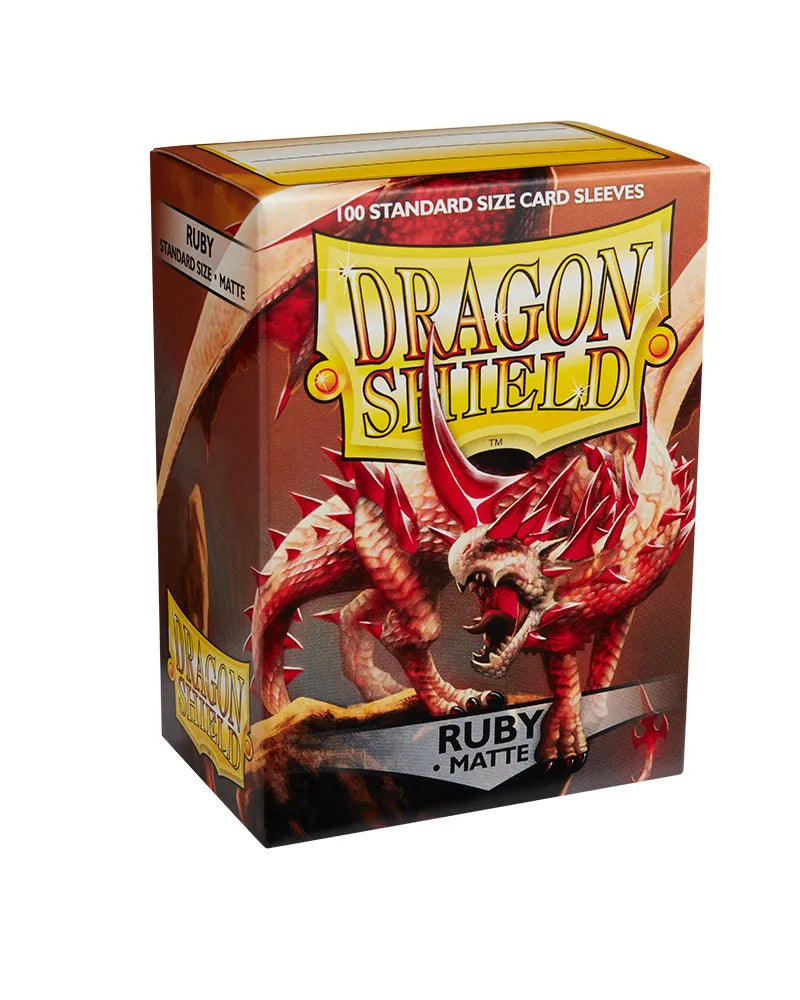 Dragon Shield: Ruby - Matte Sleeves - Standard Size