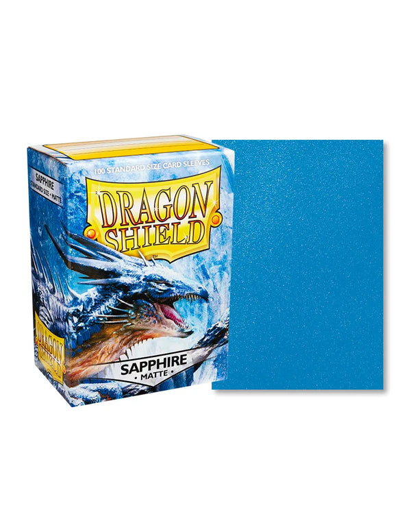 Dragon Shield: Sapphire - Matte Sleeves - Standard Size