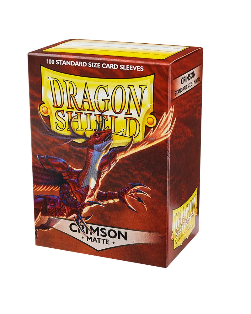 Dragon Shield: Crimson - Matte Sleeves - Standard Size