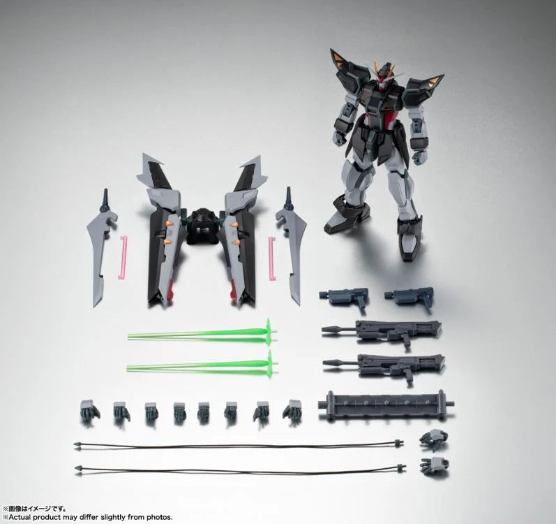 Tamashii Nations - The Robot Spirits (Side MS) Gat-X105E+AQM/E-X09S Strike Noir Gundam Ver. A.N.I.M.E.