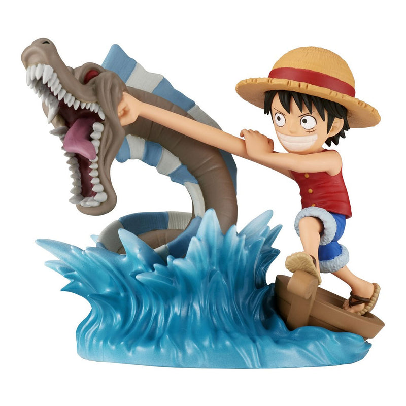 ONE PIECE WORLD COLLECTABLE FIGURE LOG STORIES MONKEY.D.LUFFY VS LOCAL SEA MONSTER