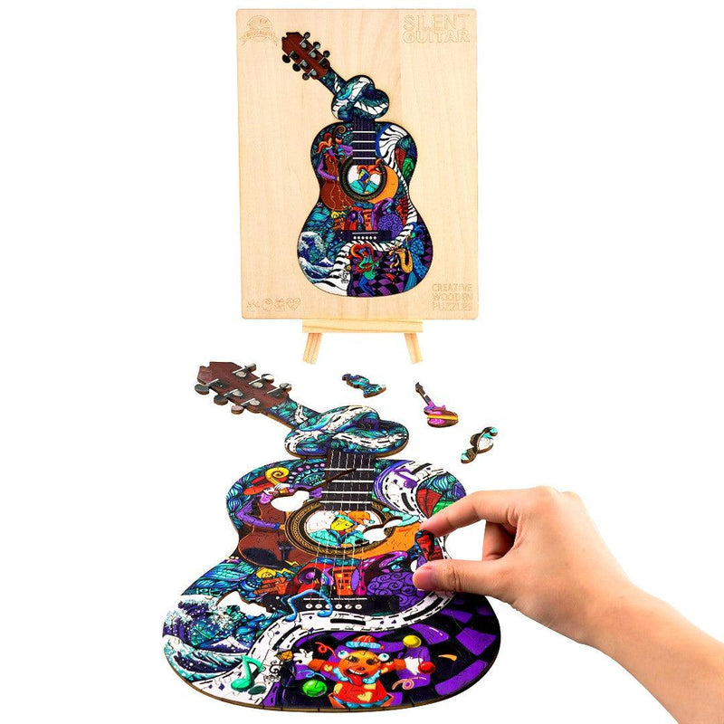 Woodbests - Silent Guitar Wooden Jigsaw Puzzle(250-300pcs)(Pre-Order)