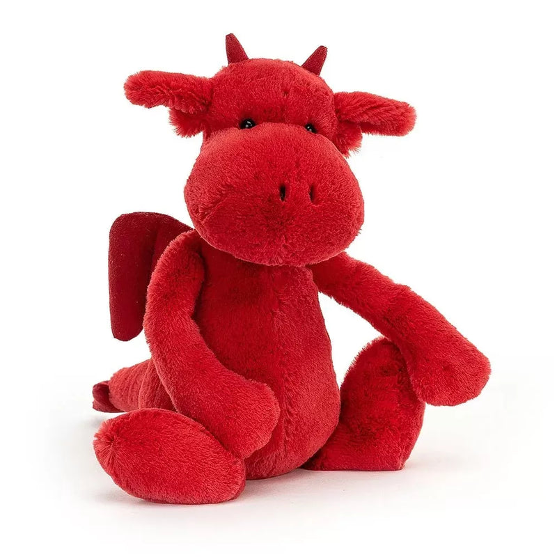 JELLYCAT BASHFUL RED DRAGON ORIGINAL (MED) RED 9X12X31 CM