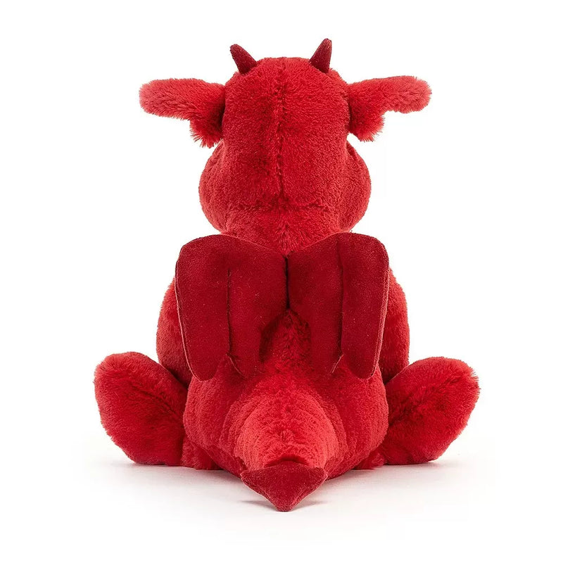 JELLYCAT BASHFUL RED DRAGON ORIGINAL (MED) RED 9X12X31 CM