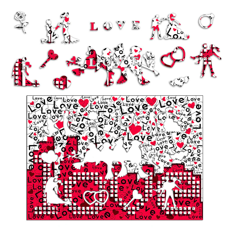 Woodbests - Love Challenge Wooden Jigsaw Puzzle (250-300pcs)(Pre-Order)