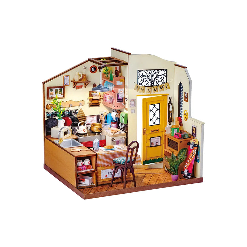 Robotime Rolife Cozy Kitchen DIY Miniature House DG159