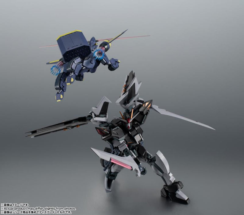 Tamashii Nations - The Robot Spirits (Side MS) Gat-X105E+AQM/E-X09S Strike Noir Gundam Ver. A.N.I.M.E.