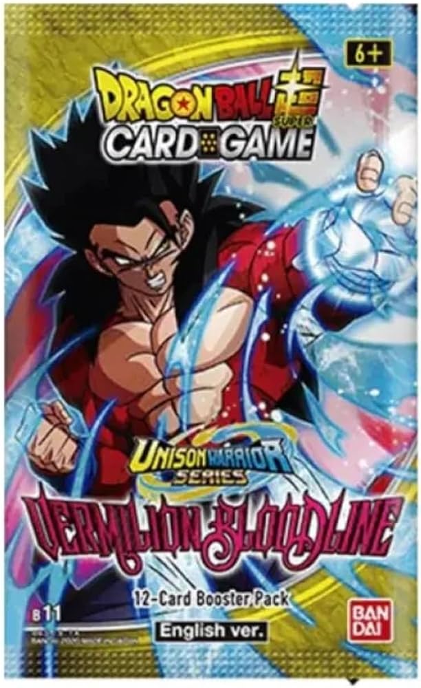 Dragon Ball Super Card Game UW2 Booster Pack Vermilion Bloodline second edition