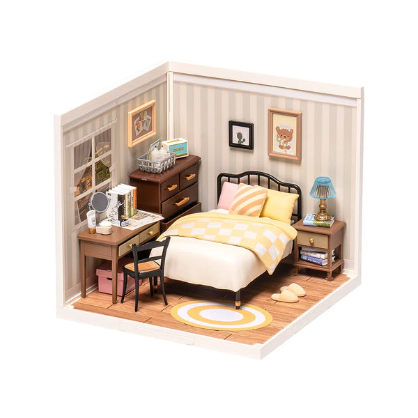 Robotime Rolife Sweet Dream Bedroom DIY Plastic Miniature House DW009