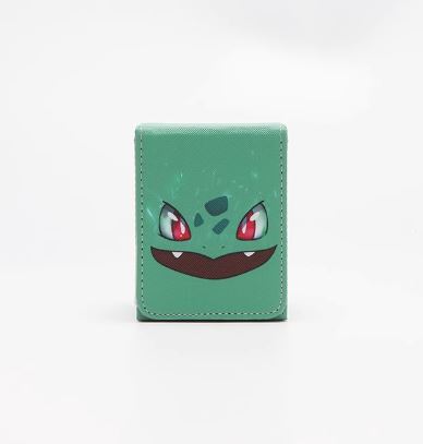 PLAYX - Trading Card Game Deck Box - Bulbasaur Face (100+ Cards)