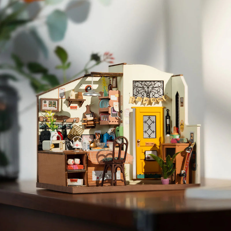 Robotime Rolife Cozy Kitchen DIY Miniature House DG159