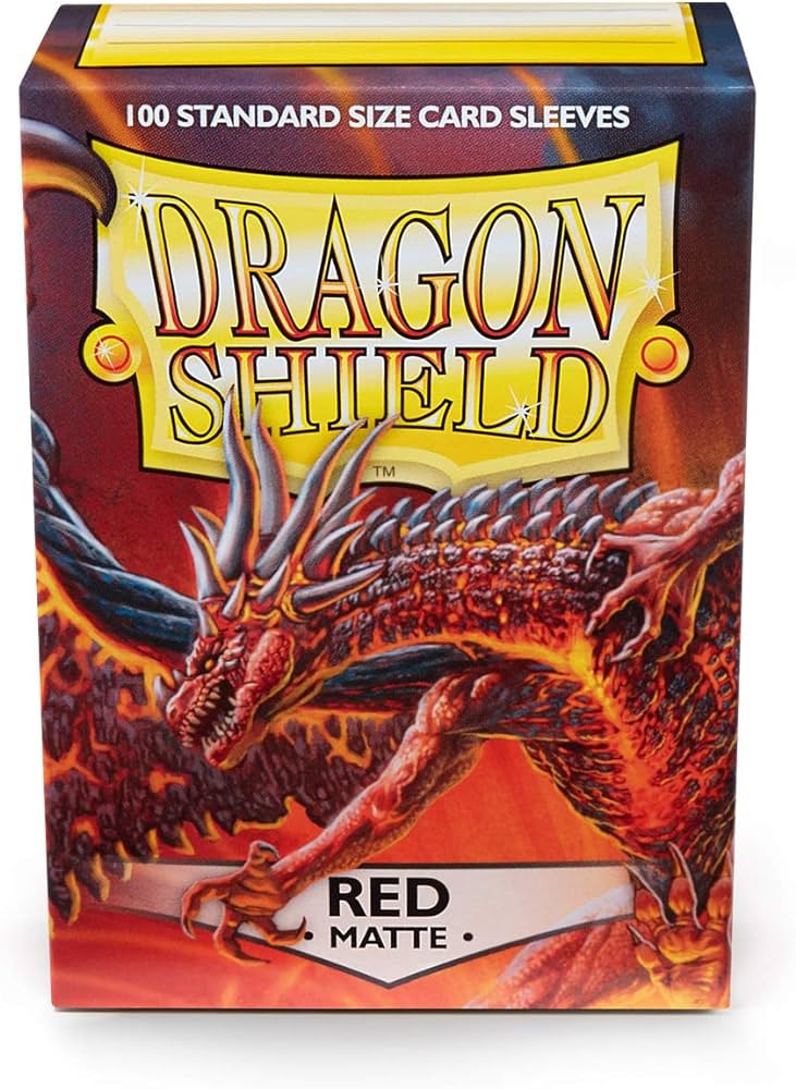 Dragon Shield: Red - Matte Sleeves - Standard Size