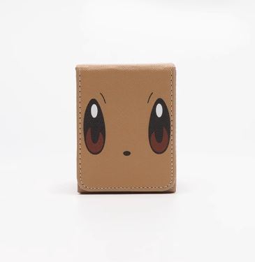 PLAYX - Trading Card Game Deck Box - Eevee Face (100+ Cards)