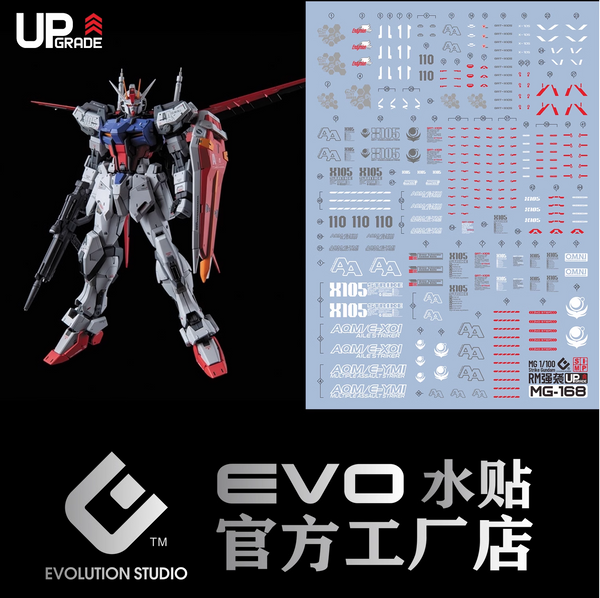 GUNDAM DECAL 168 MG 1/100 AILE STRIKE GUNDAM VER. RM