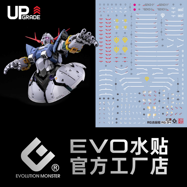 GUNDAM DECAL 34 RG 1/144 ZEONG