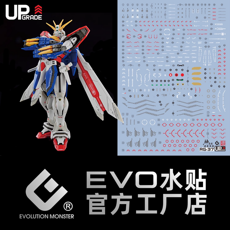 GUNDAM DECAL 37 RG 1/144 GOD GUNDAM