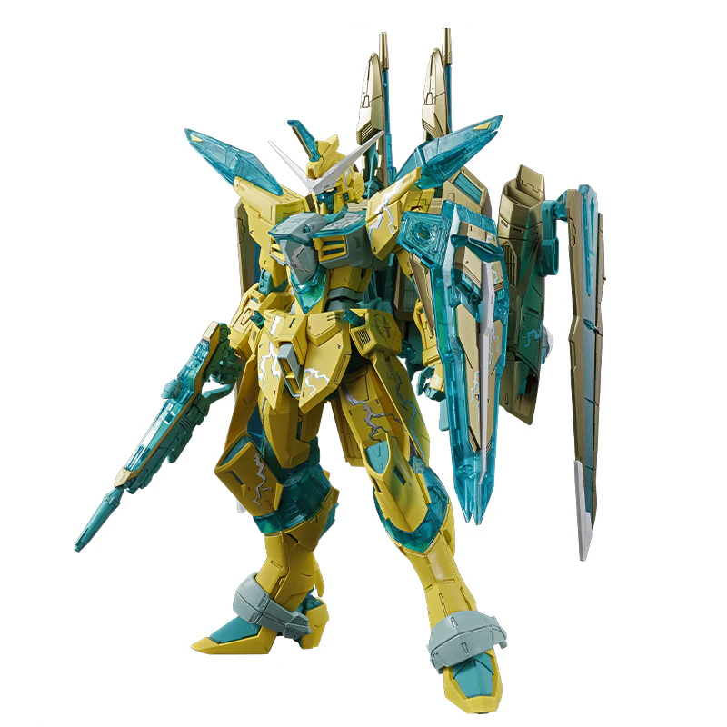 (PREMIUM-BANDAI) GUNDAM MG 1/100 Justice Gundam (Cross Contrast Colors / Clear Yellow)