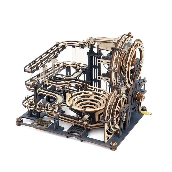 Robotime ROKR Marble Spaceport Marble Run 3D Wooden Puzzle LGC01