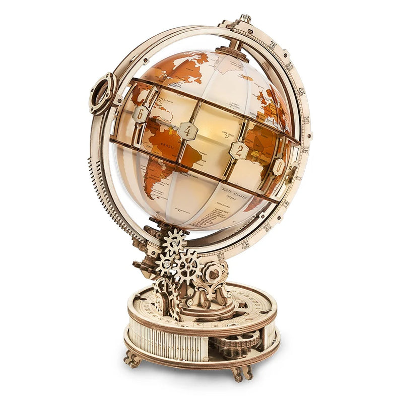 Robotime ROKR Luminous Globe 3D Wooden Puzzle ST003