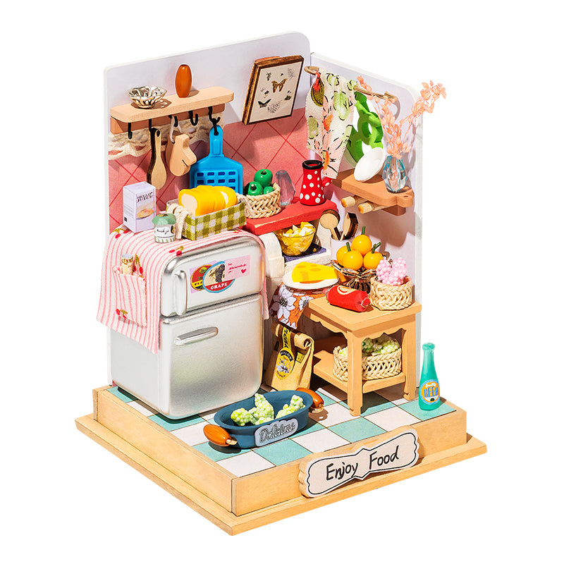 Robotime Rolife Taste Life (Kitchen)  DIY Wooden Dollhouse DS015