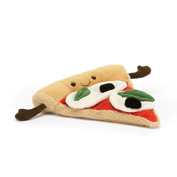 JELLYCAT AMUSEABLE SLICE OF PIZZA MULTI-COLOURED 5X9X0.5 CM