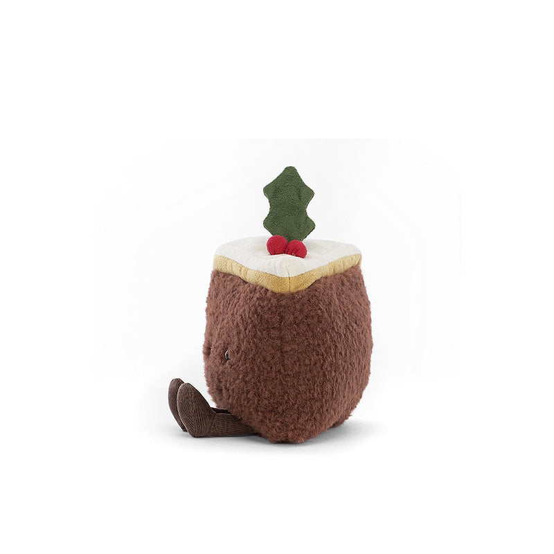 JELLYCAT AMUSEABLE SLICE OF CHRISTMAS CAKE MULTI-COLOR 8X12X10 CM