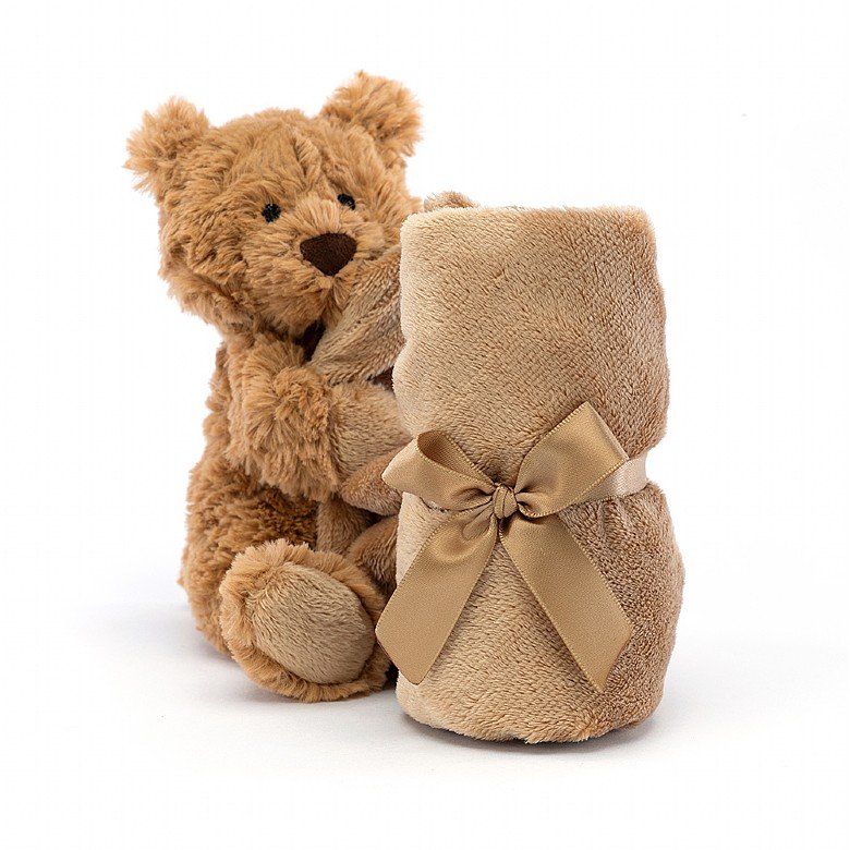 JELLYCAT BARTHOLOMEW BEAR SOOTHER BROWN 34X34X13 CM