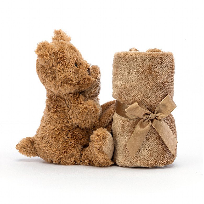 JELLYCAT BARTHOLOMEW BEAR SOOTHER BROWN 34X34X13 CM