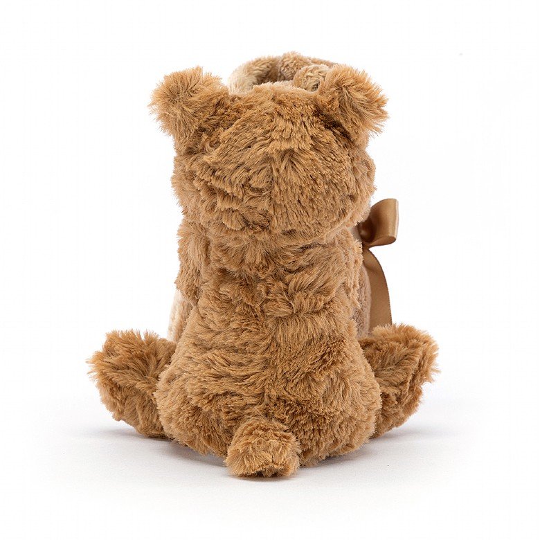 JELLYCAT BARTHOLOMEW BEAR SOOTHER BROWN 34X34X13 CM