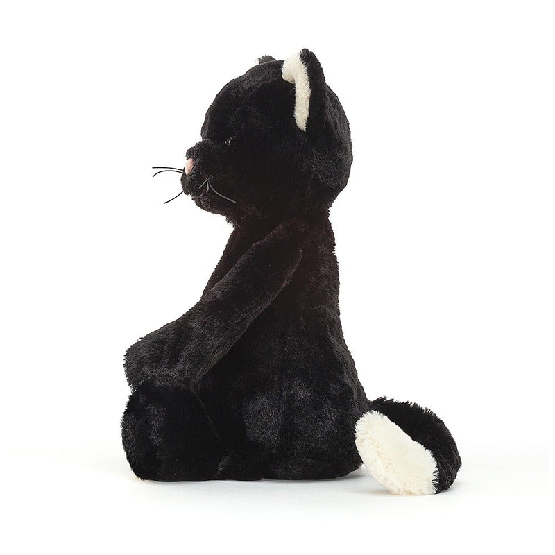 JELLYCAT BASHFUL BLACK KITTEN ORIGINAL (MED) BLACK 9X12X31 CM