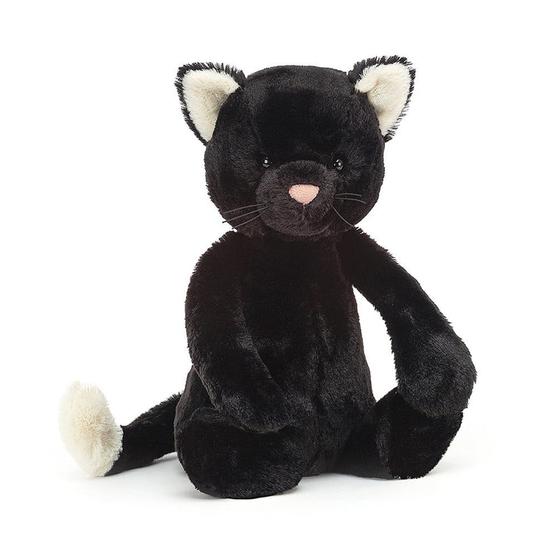 JELLYCAT BASHFUL BLACK KITTEN ORIGINAL (MED) BLACK 9X12X31 CM