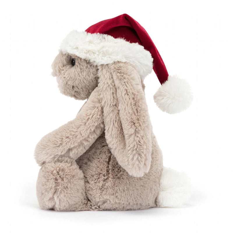 JELLYCAT BASHFUL CHRISTMAS BUNNY BEIGE 9X12X31CM